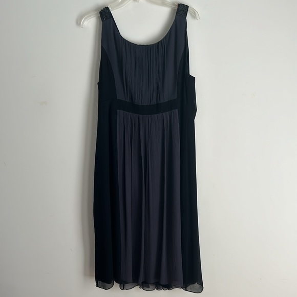 Boden Sleeveless Lined Black Party Dress Sz 16 - Picture 3 of 5